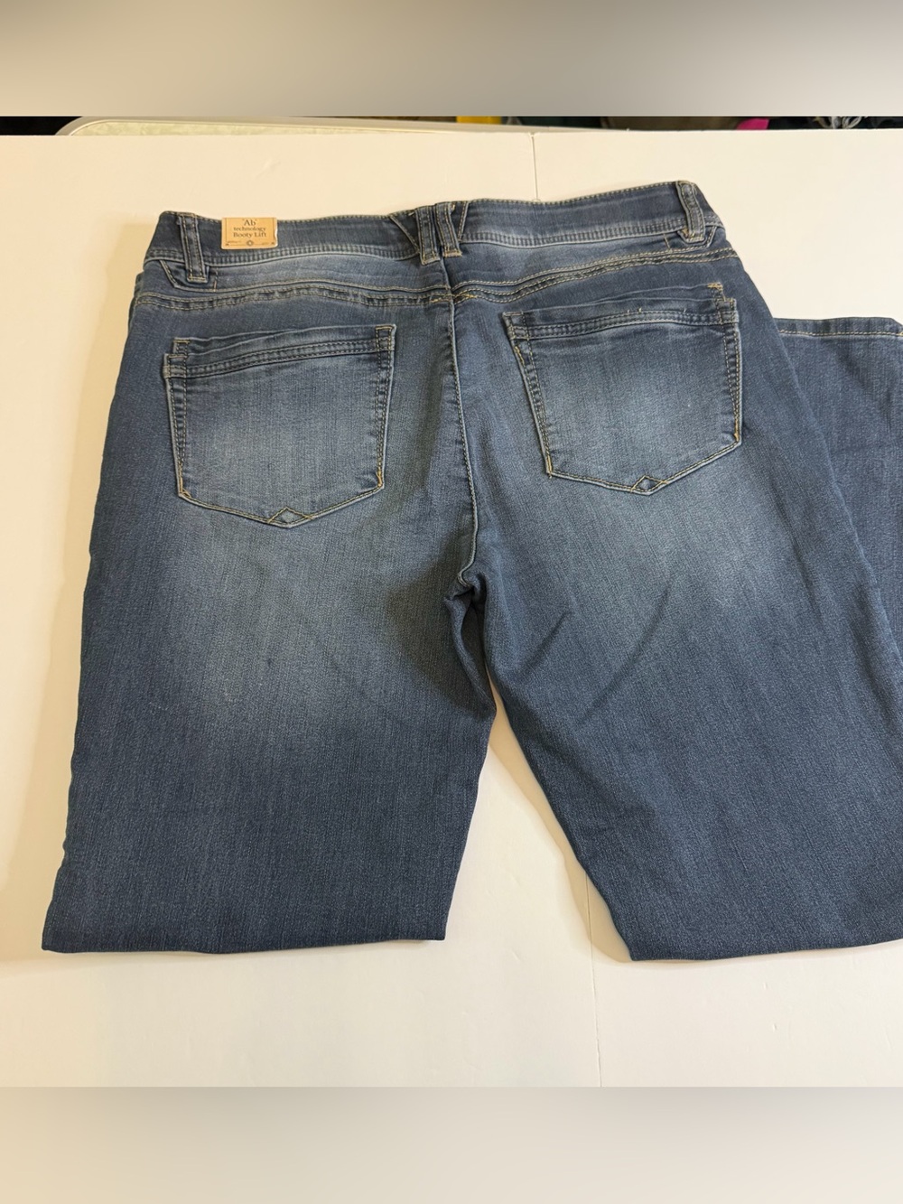 Democracy Ab Technology Freedom Ankle Skimmer Jeans Blue Size 12 NEW - Picture 3 of 11